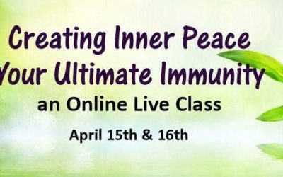**Creating Inner Peace – Your Ultimate Immunity!**
